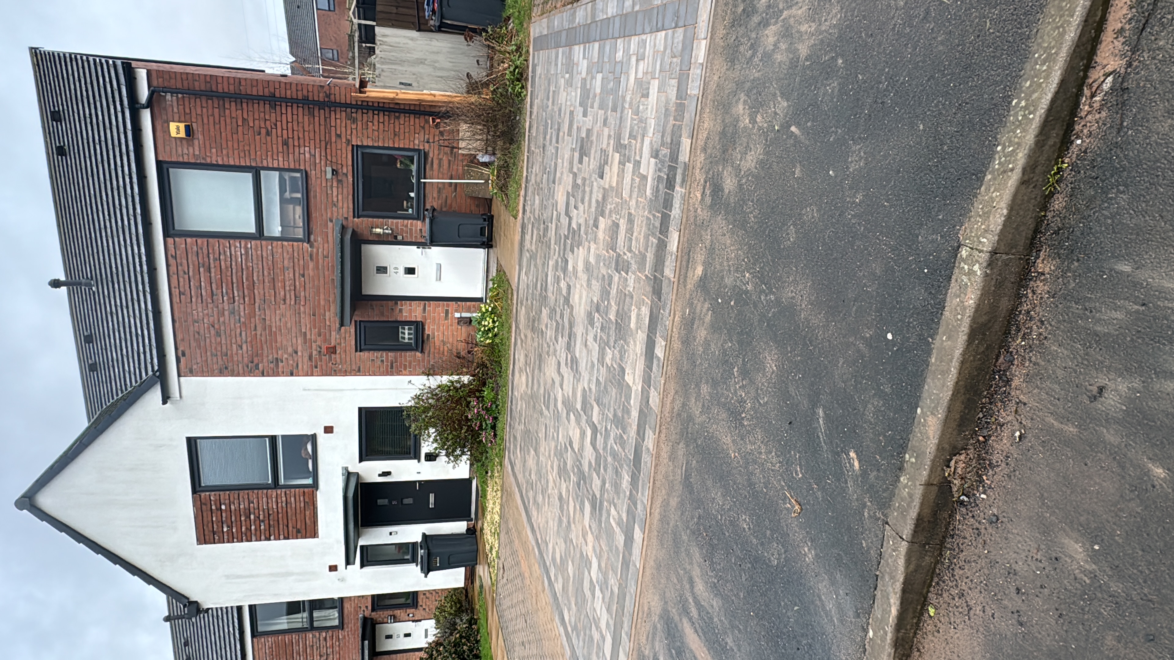 Block paving driveway